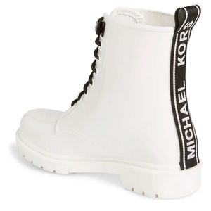 White Michael Kors Rain boots